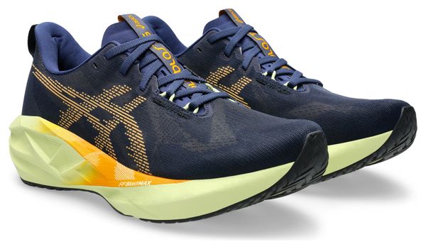 Chaussures Running Asics Novablast 5 Bleu/Jaune Homme