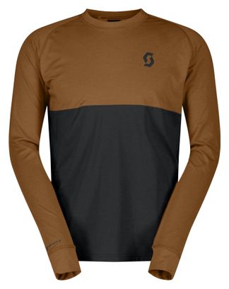 Scott Trail Storm Warm Light Brown Long Sleeve Jersey