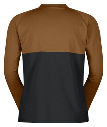 Scott Trail Storm Warm Light Brown Long Sleeve Jersey