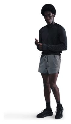 Short 2-en-1 Nike 4in Argent Homme
