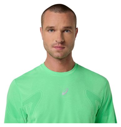 Asics Road Seamless T-shirt met korte mouwen, groen, heren