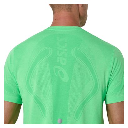 Asics Road Seamless T-shirt met korte mouwen, groen, heren