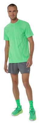 Asics Road Seamless T-shirt met korte mouwen, groen, heren