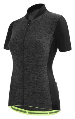Maillot Santini Colore Puro Mujer Mangas Cortas Negro