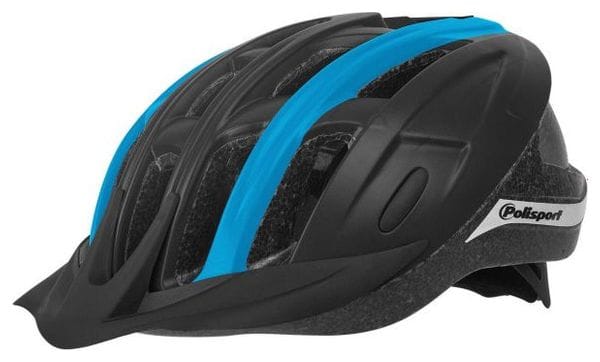 Polisport Ride-In Fietshelm M (54-58Cm) - Zwart/Blauw