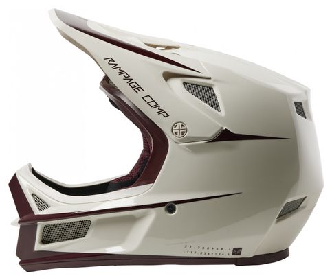 Fox Rampage Comp Stohn Integral Helmet White