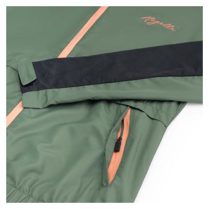 Veste Running Rogelli Snake - Femme - Noir/Vert/Corail