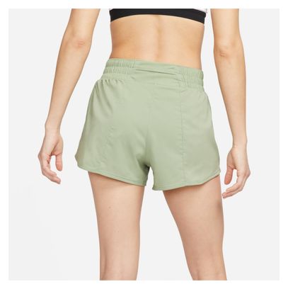 Pantalón Corto Nike Dri-Fit Swoosh Verde Mujer