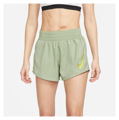 Pantalón Corto Nike Dri-Fit Swoosh Verde Mujer