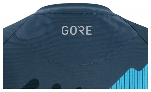 Maillot de manga larga GORE C5 Trail Mujer Azul