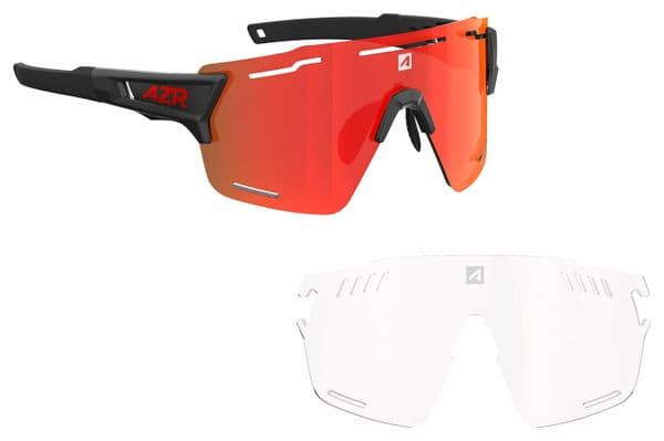 AZR Aspin 2 RX Glasses Black/Red + Colorless
