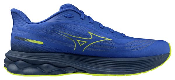 Mizuno Wave Skyrise 7 Running Shoes, Blue/Yellow, Men's