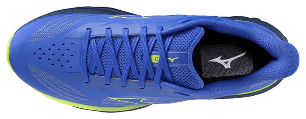 Mizuno Wave Skyrise 7 Running Shoes, Blue/Yellow, Men's