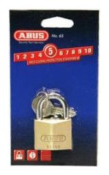 Abus Cadenas 65/40mm - Or - 40mm - clé - 5cm