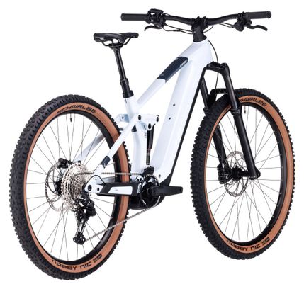 Cube Stereo Hybrid 140 HPC Pro 625 Electric Full Suspension MTB Shimano Deore 11S 625 Wh 27.5'' Frost White 2023