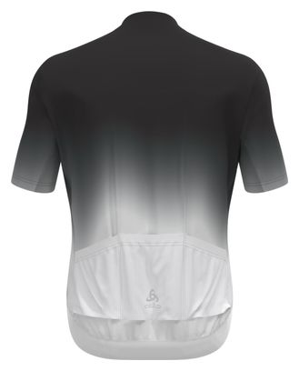 Odlo Zeroweight Chill-Tec Kurzarm-Radtrikot Schwarz/Weiß