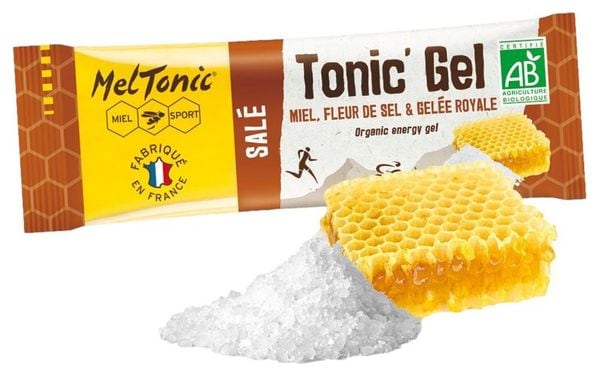 Meltonic Organic Zoute Honing Bloem van Zout Royal Jelly Energy Gel 20g