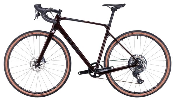 Gravel Bike Cube Nuroad C:62 SLT Sram XX1 Eagle AXS/Force eTap AXS 12V 700 mm Liquid Red