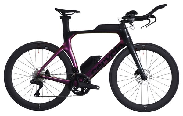 Triathlonrad Cervélo P Shimano Ultegra Di2 12V 700 mm Violett 2024