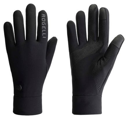 Gants de vélo Hiver -  Hommes Femmes - Noir - Rogelli Essential Thermal