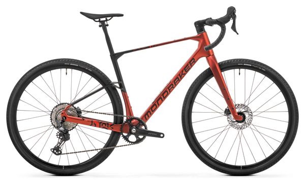 Schotterrad Mondraker Arid Carbon Shimano GRX 12S 700 mm Rot 2025