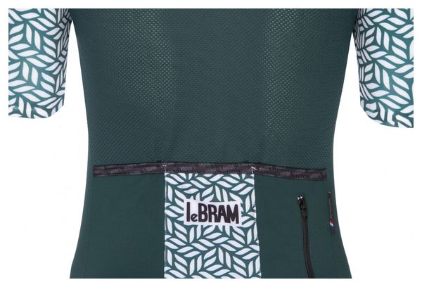 LeBram Aspin Damen Kurzarm Jersey Agave Green Tailored Fit