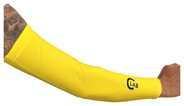 Manchettes de Cyclisme Thermiques - Jaune
