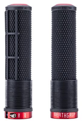 Paire de Grips DMR Deathgrip2 Race Grips Flangeless Noire 