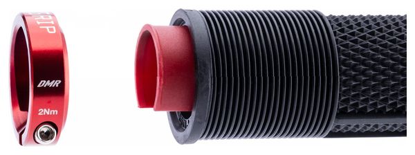 Paire de Grips DMR Deathgrip2 Race Grips Flangeless Noire 