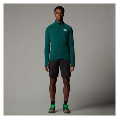 Vetement Homme Veste Polaire Légère Oxford - Polartec Recyclé - Fermeture YKK Avec Protège-menton Veste Polaire Col Double Couche