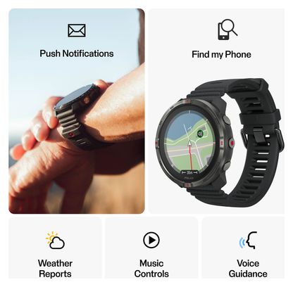 Polar Grit X2 GPS Horloge Zwart Nacht