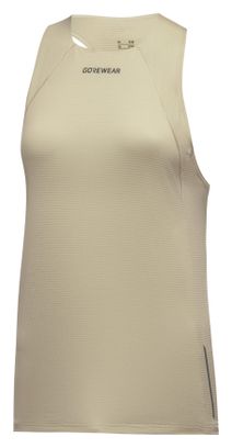Damestanktop Gore Wear Contest 2.0 Beige