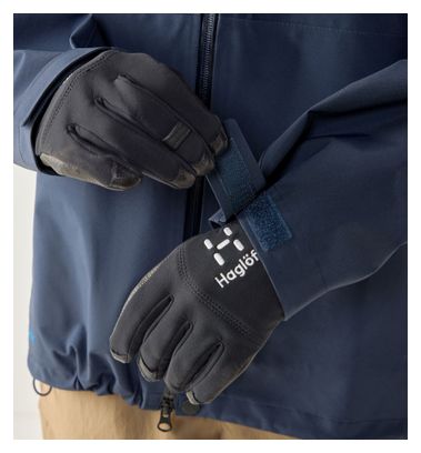 Haglöfs Women's Front Proof II Waterdichte Hooded Jacket Blauw