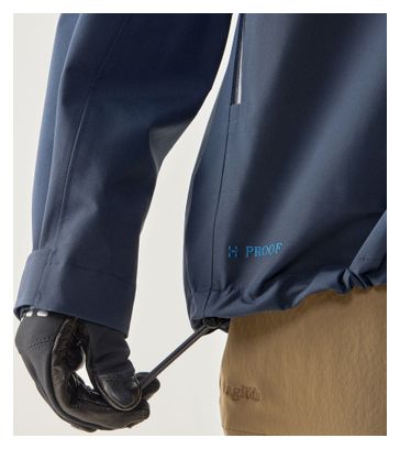Haglöfs Women's Front Proof II Waterdichte Hooded Jacket Blauw