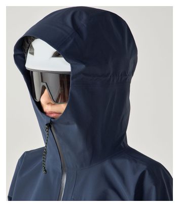 Haglöfs Women's Front Proof II Waterdichte Hooded Jacket Blauw