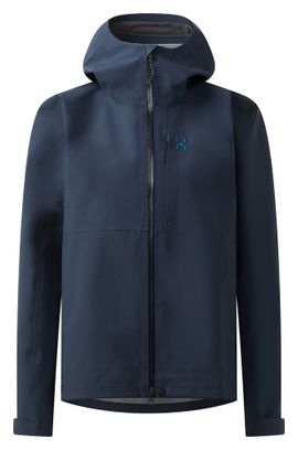 Haglöfs Women's Front Proof II Waterdichte Hooded Jacket Blauw