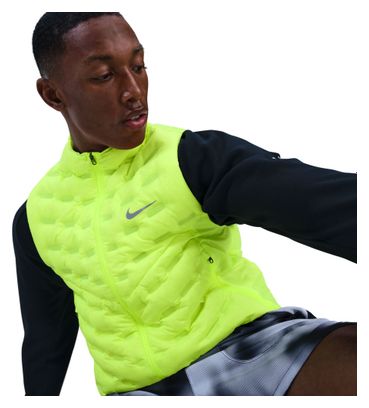 Heren Nike Therma-FIT ADV Repel AeroLoft Geel Mouwloos Thermisch Jasje