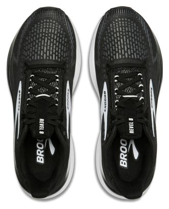 Chaussures Running Brooks Revel 8 Noir/Blanc Homme