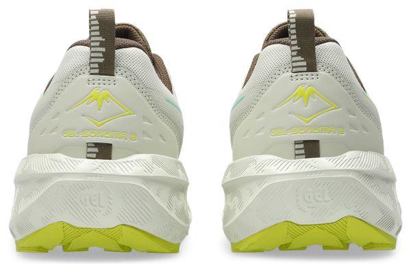 Chaussures Trail Asics Gel-Sonoma 8 Beige/Vert Homme