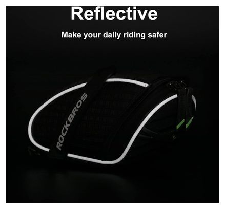 Sacoche de Selle Imperméable et Réfléchissante
