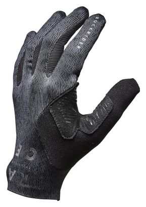 Pair of Rockrider Race Grip Gloves Black