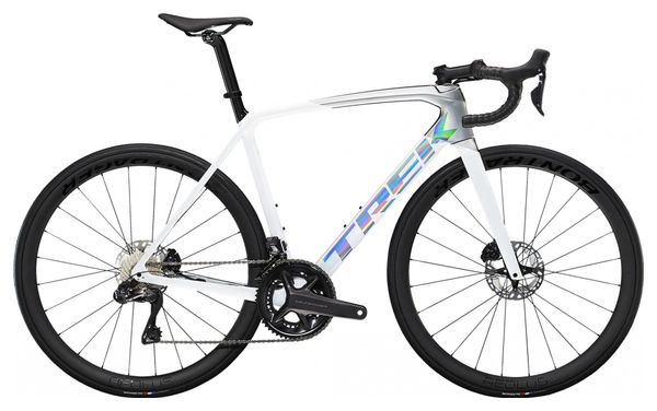 Vélo de Route Trek Emonda SL 7 Shimano Ultegra Di2 12V 700 mm Blanc / Quicksilver 2023