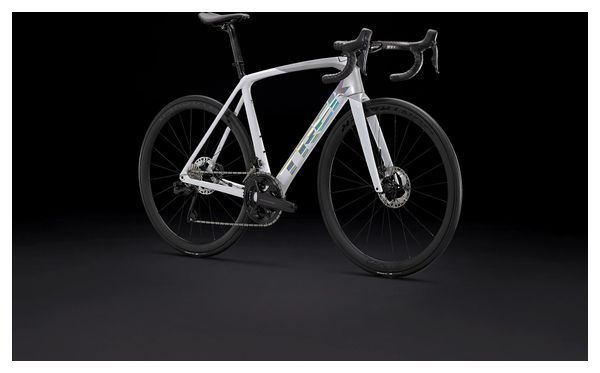 Vélo de Route Trek Emonda SL 7 Shimano Ultegra Di2 12V 700 mm Blanc / Quicksilver 2023