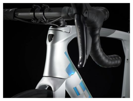 Trek Emonda SL 7 Shimano Ultegra Di2 12V 700 mm Wit / Quicksilver 2023 Racefiets