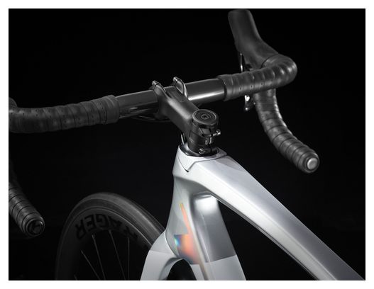 Trek Emonda SL 7 Shimano Ultegra Di2 12V 700 mm Wit / Quicksilver 2023 Racefiets
