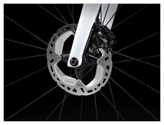 Trek Emonda SL 7 Shimano Ultegra Di2 12V 700 mm Wit / Quicksilver 2023 Racefiets