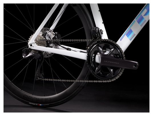 Trek Emonda SL 7 Shimano Ultegra Di2 12V 700 mm Wit / Quicksilver 2023 Racefiets
