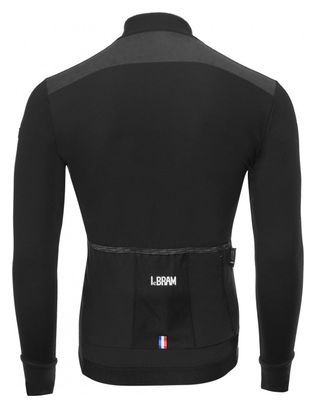 LeBram Aulac Schwarze Winterjacke Slim Fit