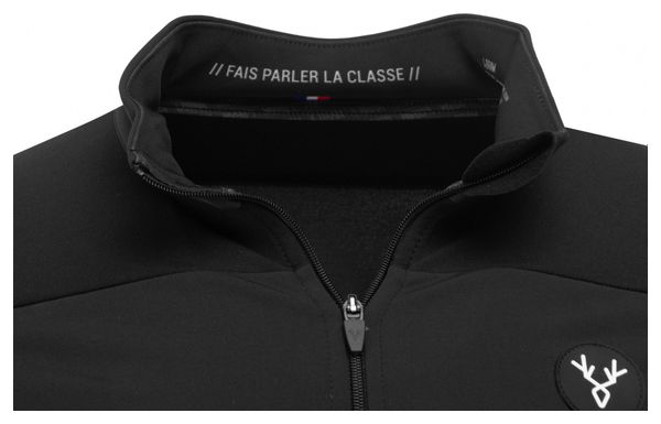 LeBram Aulac Chaqueta de invierno negra Slim Fit