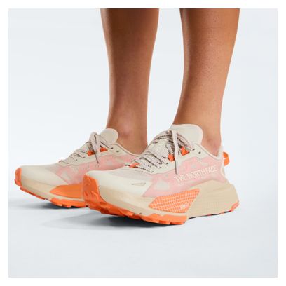 Zapatillas Trail The North Face Altamesa 500 v2 Beige/Naranja Mujer